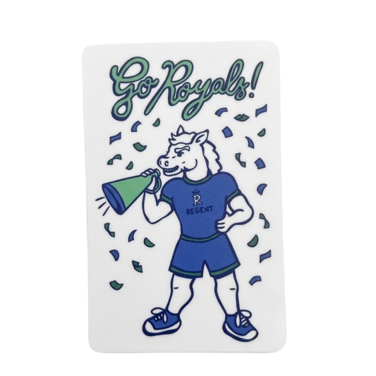 Rex and Confetti Sticker