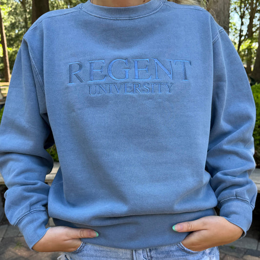 Embroidered Regent Crew