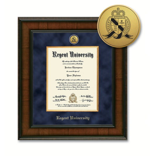 Presidential Gold Engraved Diploma Frame